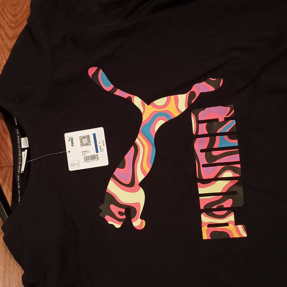 Puma Lava Flow Logo Tee